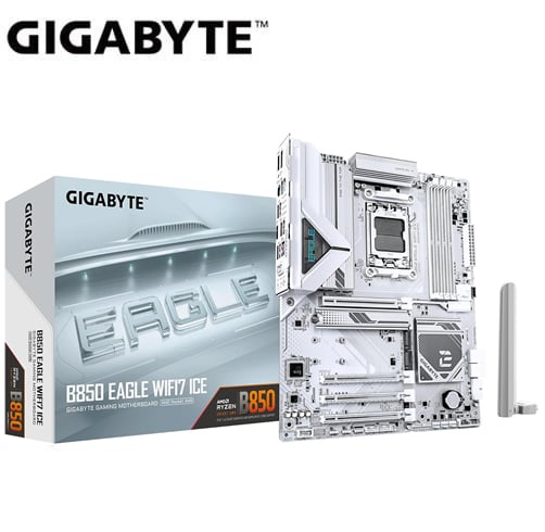 Gigabyte B850 Eagle Wifi 7 Ice – DDR5 –  9MB85GL7E-00-G10