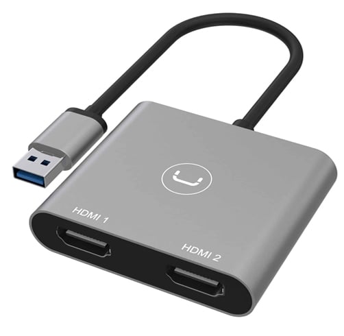 Adaptador UNNO TEKNO USB A DOBLE HDMI – HB1102GY