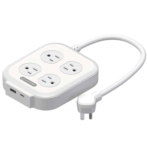 Regleta UNNO TEKNO POWERPOD de 4 EN 1 – USB – PW5085WT