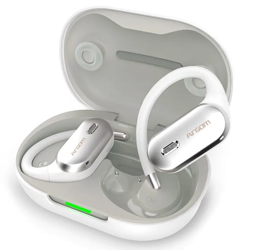 Argom Tech SKEIPODS E90 Open-Ear Comfort – Blancos – ARG-HS-5090WT