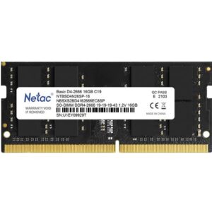 Netac Basic – 16GB DDR4 3200Mhz – SO-DIMM