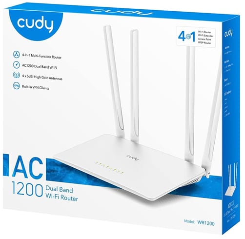 Router Cudy AC1200 – Dual Band – Blanco