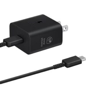 Cargador Samsung con cable – 25W Low Stanby – USB-C 1M – Negro