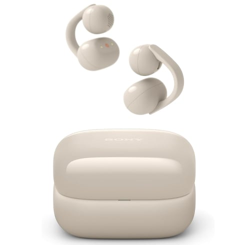 Sony Audifono LinkBuds Clip – Beige – WF-LC900/CZ