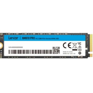 Lexar NM610 – 500GB – Pro M.2 2280 Gen3x4