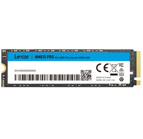 Lexar NM610 – 500GB – Pro M.2 2280 Gen3x4