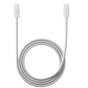 Cable Xiaomi 6A Braided USB-C to USB-C – 2m – Blanco