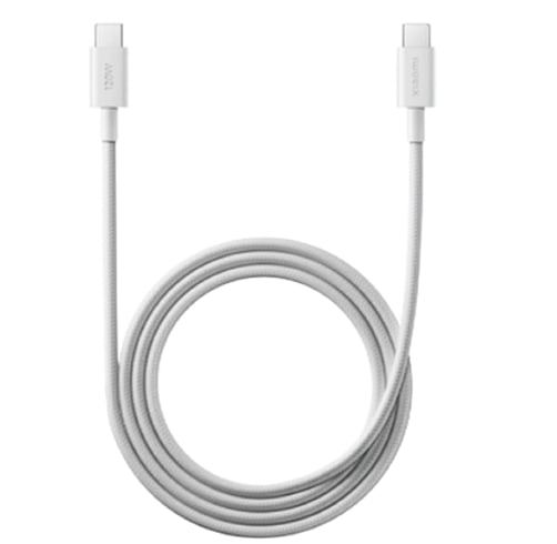 Cable Xiaomi 6A Braided USB-C to USB-C – 2m – Blanco