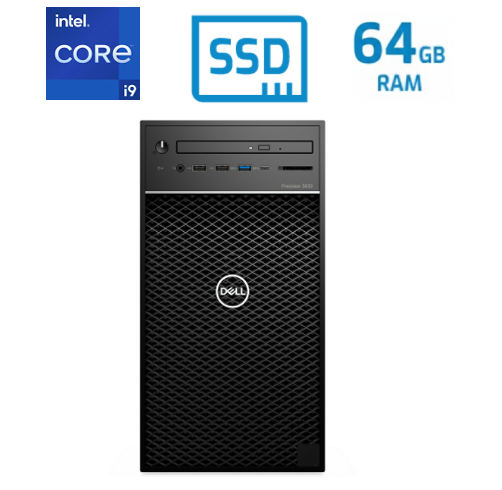 Dell Precision 3630 Tower – Intel Core i9 9900 – 64GB – 2TB