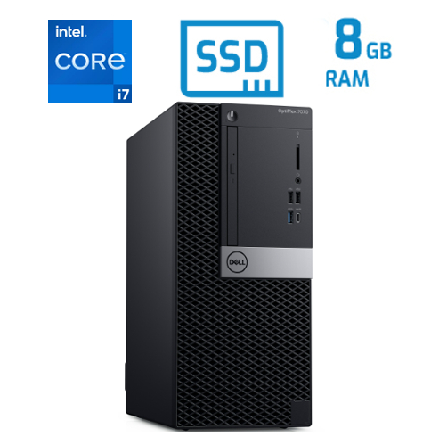 DELL OptiPlex 7070 – Intel Core i7 9700 – 8GB – 256GB