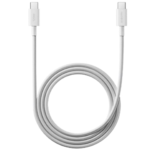 Cable Xiaomi 6A Braided USB-C to USB-C – 1m – Blanco