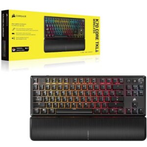Teclado Corsair K70 Core TKL Wireless – RGB – Negro