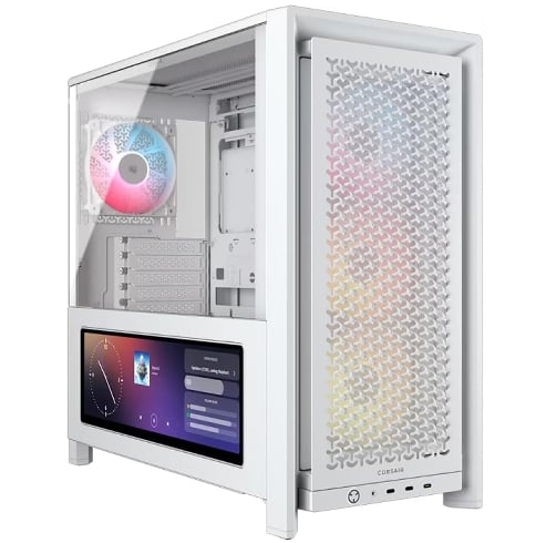 Case Corsair Frame 4000D Xeneon Edge – Blanco