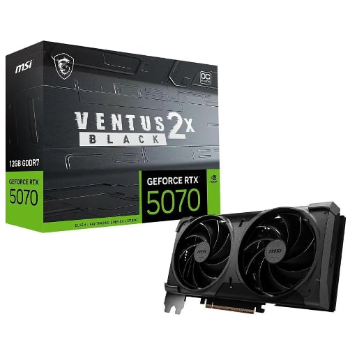MSI Geforce RTX 5070 Ventus 2X OC Black -12GB