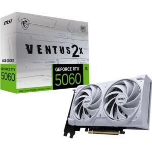 MSI Geforce RTX 5060 Ventus 2X OC – 8GB – Blanco
