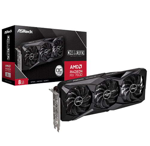 AsRock AMD Radeon RX 7600 Challenger Pro 8GB OC