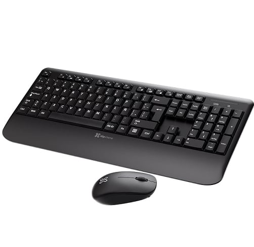 Teclado y Mouse Klip Xtreme KeyRoll – ESP – Negro