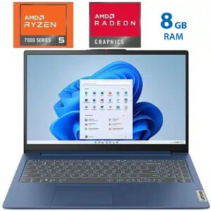 Lenovo IdeaPad Slim 3 – AMD Ryzen 5 7520U – 8GB – 512GB – Abyss Blue