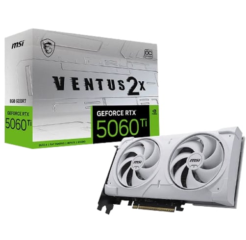 MSI Geforce RTX 5060 TI 8GB Ventus 2X OC White Plus