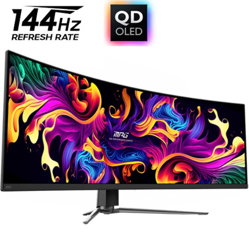 MSI MAG491CQP QD-OLED – 49″ – DQHD – 144Hz – Curvo 1800R