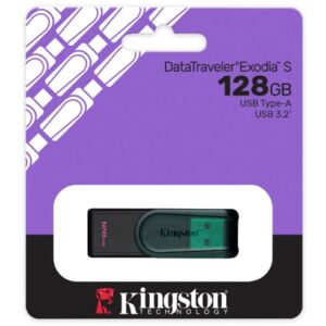 Kingston Memoria USB DataTraveler Exodia S – 128GB – Verde