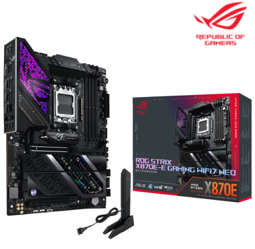 Asus Rog Strix X870E-E Gaming Wifi7 Neo – DDR5 – Negro