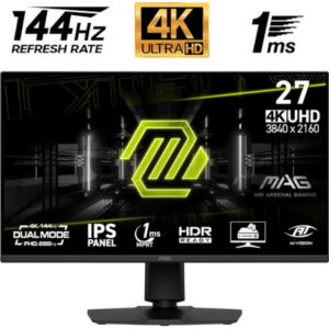 MSI MAG 275UPD E14 Dual Mode – 27″ – 4K/UHD- 144Hz – IPS