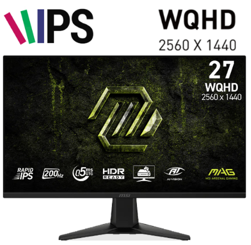MSI MAG 275QF E20 – 27″- WQHD – 200Hz – IPS