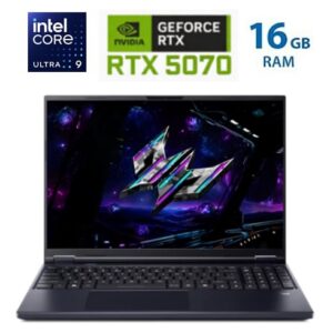 Acer Predator Helios Neo – Intel Ultra 9 275HX – 16GB – RTX 5070 Ti – 1 TB – Abyssal Black