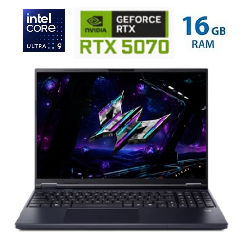 Acer Predator Helios Neo – Intel Ultra 9 275HX – 16GB – RTX 5070 Ti – 1 TB – Abyssal Black