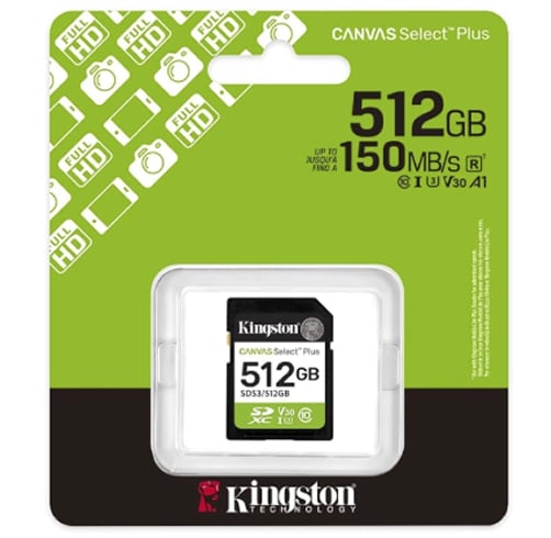 Kingston SD Canvas Select Plus – 512GB