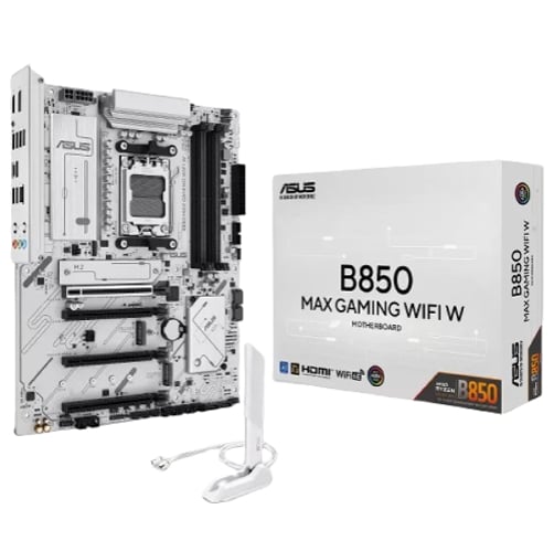 Asus B850 Max Gaming Wifi W – DDR5 – Blanco