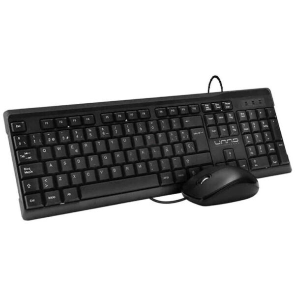 TECLADO Y MOUSE UNNO KLASS USB – ESPAÑOL