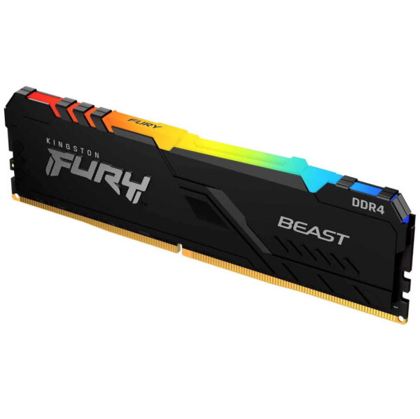 MEMORIA RAM KINGSTON FURY BEAST RGB DDR4 3600MHZ – 32GB