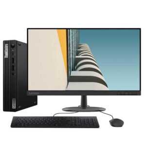 PC MINI USADA LENOVO THINKCENTRE M70Q Ci5-10400T – 8GB – 256GB – W10P + MONITOR C24-C20