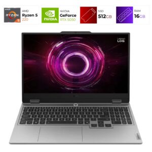 Lenovo LOQ 15AHP10 – AMD Ryzen 5 220 – 16GB – RTX 5050 – 512GB