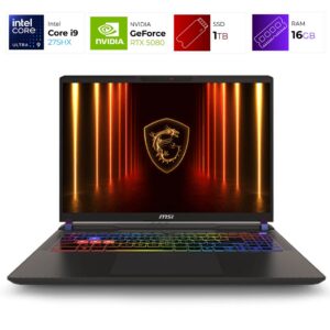 MSI Vector 16 HX – Intel Ultra 9 275HX – 16GB – RTX 5080 – 1TB – Cosmos Gray