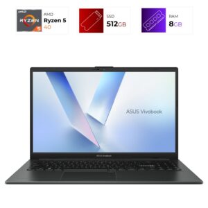 ASUS Vivobook Go 15 – Ryzen 5 40 – 8GB – 512GB – Mixed Black