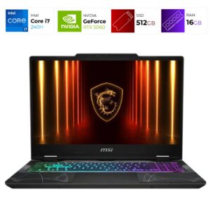 MSI Cyborg 15 – Intel i7 240H – 16GB – RTX 5060 – 512GB