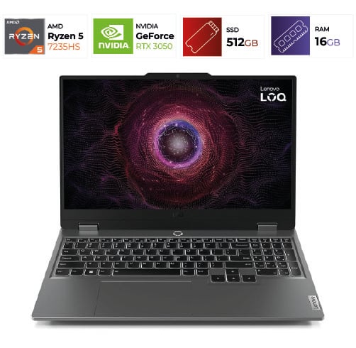 Lenovo LOQ 15ARP9  – Ryzen 5 7235HS – 16GB –  RTX 3050 – 144Hz