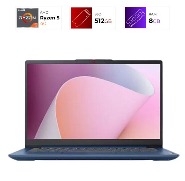 Lenovo IdeaPad Slim 3 – AMD Ryzen 5 40 – 8GB – 512GB – Abyss Blue