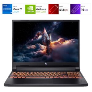 Acer Nitro V 16 – Intel i7 240H – 16GB – RTX 5050 – 512GB – Obsidian Black