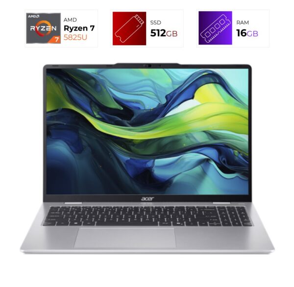 Acer Aspire Lite – Ryzen 7 5825U – 16GB – 512 GB – Light Silver