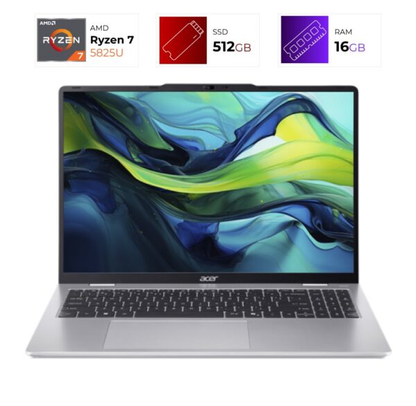 Acer Aspire Lite – Ryzen 7 5825U – 16GB – 512 GB – Light Silver