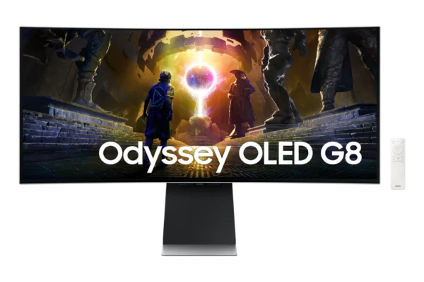 MONITOR OLED 34″ SAMSUNG GAMING CURVO ODYSSEY G8 G85SD 0.03 – 175HZ – 3440X1440