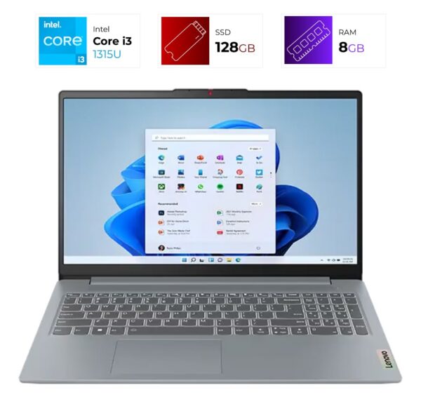 Lenovo IdeaPad Slim 3 15IAN8 – Intel i3 N305 – 8GB – 128GB – Artic Grey