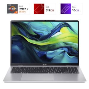 Acer Aspire Lite – AMD Ryzen 7 5825U – 16GB – 512GB – Light Silver