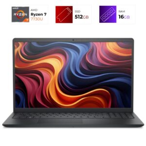 Dell 15 DC15255 – AMD Ryzen 7 7730U – 16GB – 512GB – Carbon Black