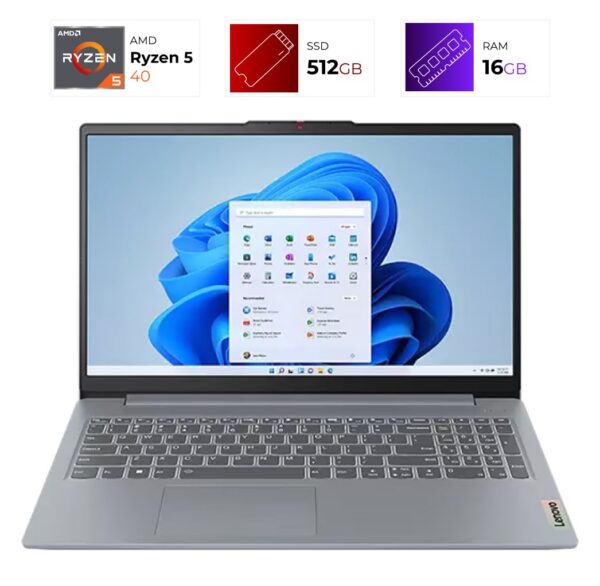 Lenovo IdeaPad Slim 3 – AMD Ryzen 5 40 – 16GB – 512GB
