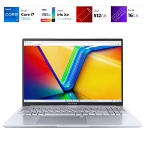 Asus Vivobook – Intel i7 1355U – 16GB – 512GB – Cool Silver